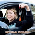 thumbnail image 4 of Mini Traffic Cone Keychain 10Pcs Cute Construction Pendant For Boys And Girls Car Interior Decoration, 4 of 5