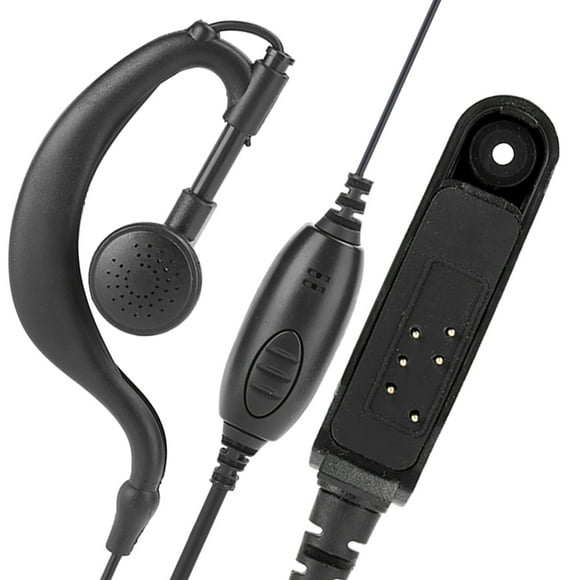 AMONIDA G-Shape Earpiece, Waterproof Earphone With PTT Switch, Security Headset, For BF‑9700 BF‑A58 R760 UV‑9R PLUS