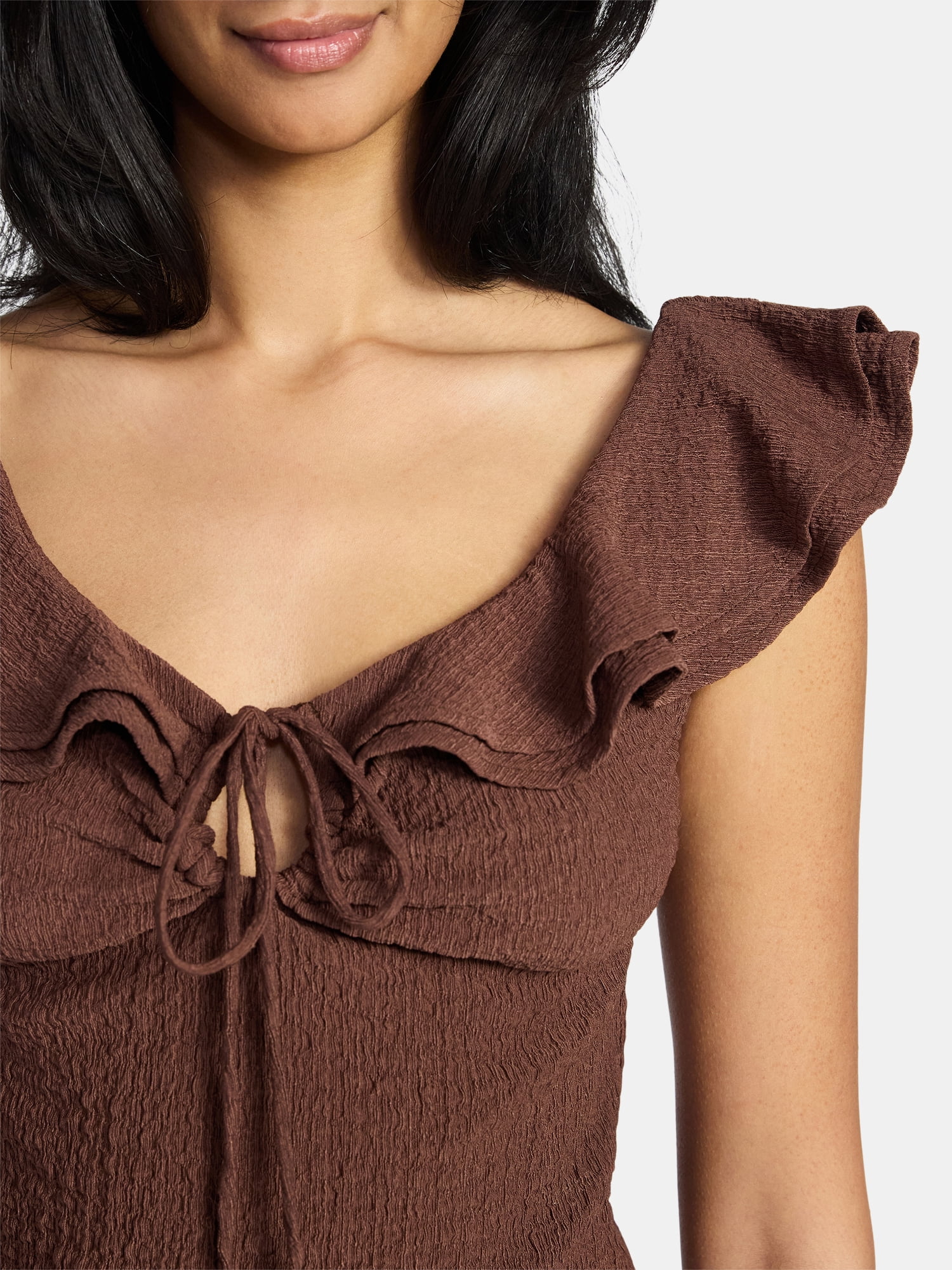 Madden NYC Women's Ruffle Top, Sizes XXS-XXL