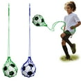 thumbnail image 2 of Opolski Football Kick Trainer Nylon Mesh Bag Soccer Ball Net Kicker Solo Soccer Kick Practice Training Aid Soccer Return Trainer Net Football Trainer Juggling Net for Youth Adults, 2 of 7
