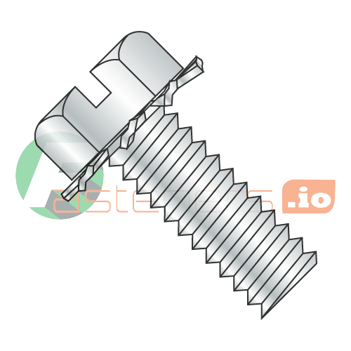 10-24 x 3/8" SEMS Screws / External Tooth Washer / Slotted / Hex Head / Steel / Zinc (Quantity: 5,000 pcs)