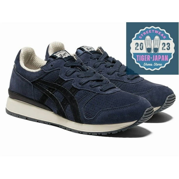 Onitsuka & Tiger TIGER ALLY 1183B664 400 INDIGO BLUE/BLACK Unisex Leather Shoes