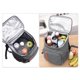 thumbnail image 3 of Mochila térmica con aislamiento Bolsa de almuerzo con aislamiento para ir de excursión Picnic en la playa de la oficina Gris Sharpla Bolsas de almuerzo, 3 of 6