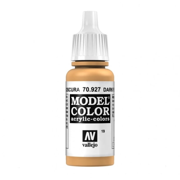 Vallejo Acrylic Model Color Paint - Dark Flesh, 18 ml