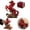C, variant on Year of The Red Horse Figurine,Chinese New Year 2026 Fire Feng Shui Horse Statue,Ceramic Standing Fighting Horses Home Office Tabletop Decoration（Only Ceramic Horse & Wooden Base）