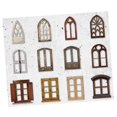thumbnail image 2 of 24 tarjetas de collage de papel para ventana, decorativas, vintage, huecas, para puertas y ventanas, para diario, álbumes de recortes, tipo 2, 2 of 12
