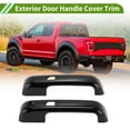 thumbnail image 2 of Cubierta de manija de puerta exterior única para Ford F150 2DR 2015-2020 con agujero inteligente, negro brillante, 2 piezas, 2 of 7