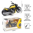 thumbnail image 2 of Moto de Juguete Ming You con Retroceso, Luz y Sonido Amarilla, 2 of 7