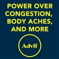 thumbnail image 5 of Advil Sinus Congestion and Pain, Sinus Medicine, Pain Reliever and Fever Reducer With Ibuprofen and Phenylephrine Hcl, Coated Tablets, 20 Count, 5 of 12
