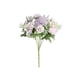 thumbnail image 2 of Bewildely Ramo de rosas artificiales de tela, portátil, decorativo, simulación vívida, interior, hogar, sala de estar, adorno de flores falsas Flores artificiales Púrpura Bewildely HA084330-05, 2 of 6