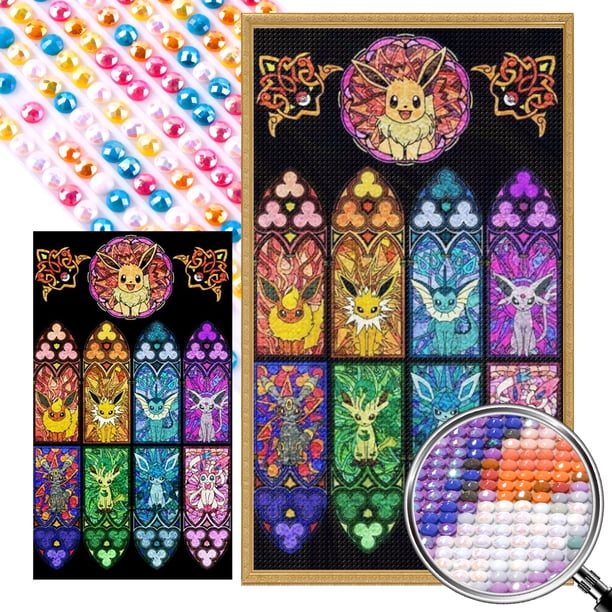 AB Parcial Vidriera Redonda Completa DIY 5D Ibrahimovic 45x75cm