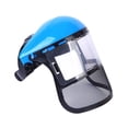thumbnail image 1 of Protector facial para motosierra Strade Fareast Limited Azul 20 cm x 33,5 cm, 1 of 8