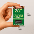thumbnail image 2 of ZOT 100% pure Organic Licorice extr., with MINT flavor, 0.4 oz flip-top box, Set of 5, 2 of 7