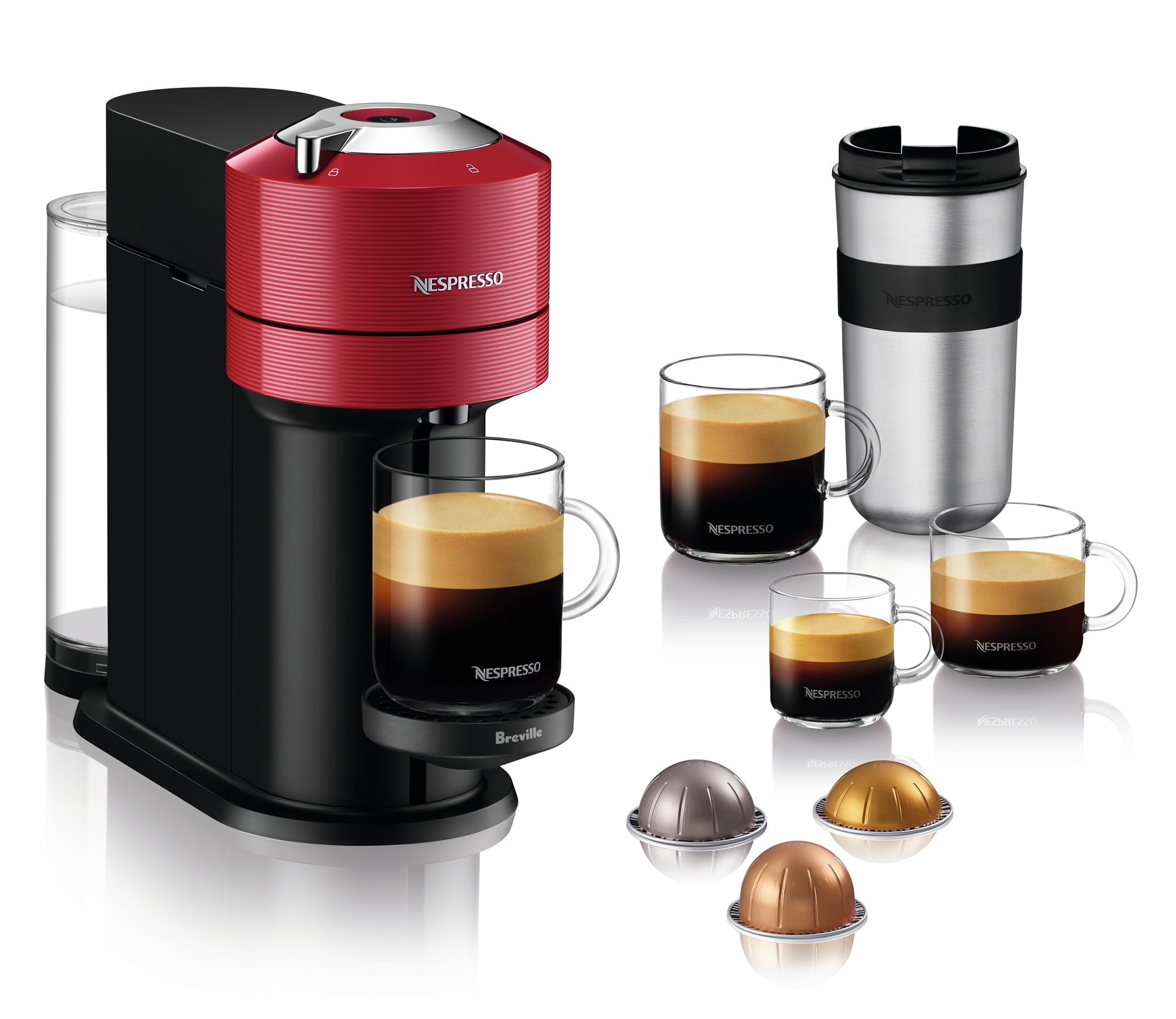 Vertuo Next Coffee and Espresso Maker in Red, BNV520RED1BUC1