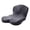Black, variant on OIUR L-Shaped Seat Cushion Memory Foam Cushion with Back Support Sciatica Relief Seat Cushion for Office Chair Car Seat Wheelchair Long Hours Sitting