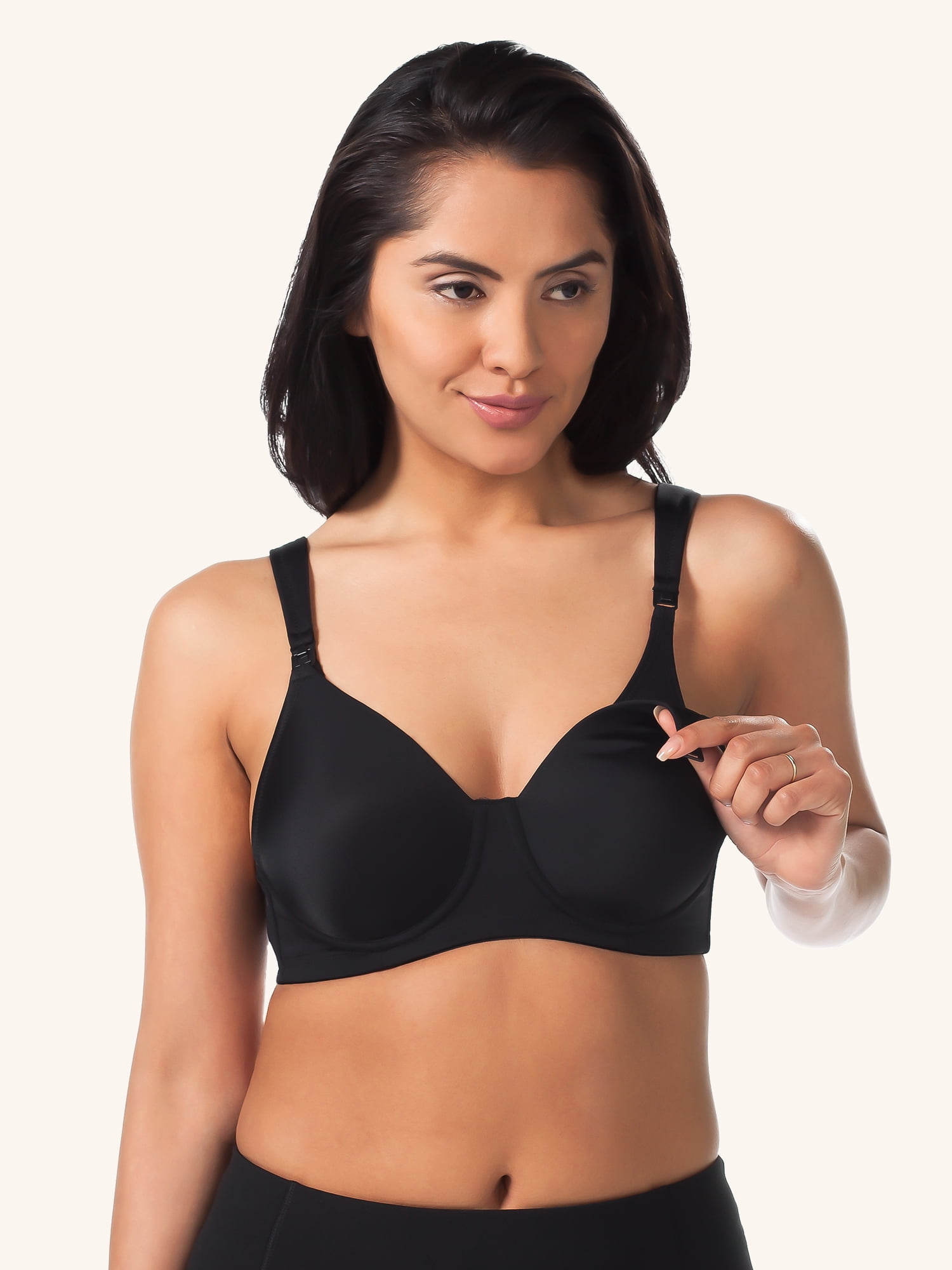 Leading Lady, The Carole, Cooling Nursing Bra, Underwire Support, Lightly Padded, Full Coverage Smooth Cups, Nursing Clips, Adjustable (Women's)