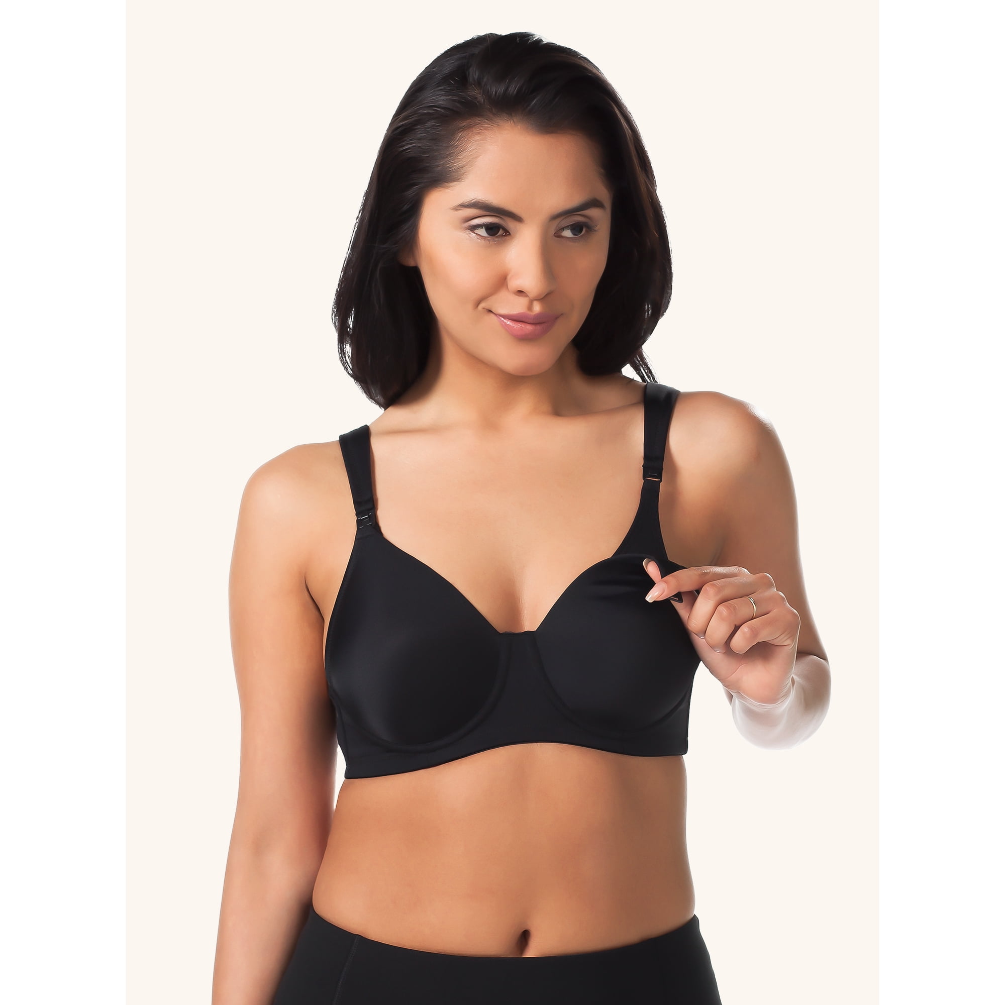 Leading Lady, The Carole, Cooling Nursing Bra, Wireless Support, Lightly Padded, Full Coverage Smooth Cups, Nursing Clips, Adjustable (Women's)
