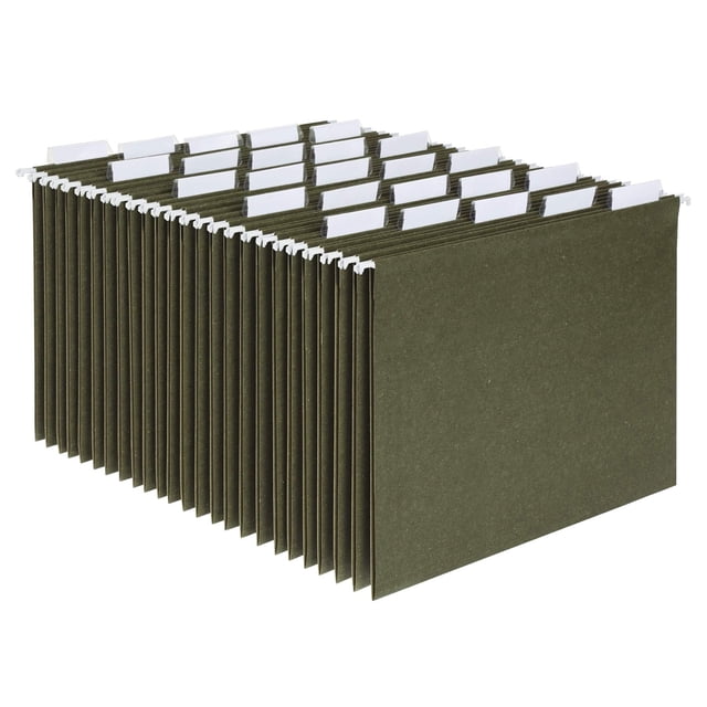 Carpetas colgantes Pendaflex tamaño carta estándar, color verde