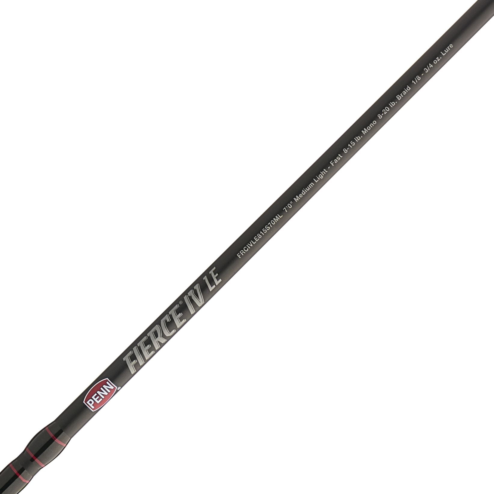 PENN Fierce IV LE Combo, 7' Medium Light Fishing Rod, 3000 Size Reel