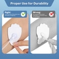 thumbnail image 5 of Self-adhesive Electrode, 2x2 inches, 20Pcs TENS Unit Replacement Pads, Reusable Unit Electrode Pads - Non Irritating Stim Pads Design, 5 of 8