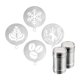 thumbnail image 1 of Plantillas de arte para café latte, kit para decorar pasteles, plantillas de pintura, accesorios de bar 2 frascos, 1 of 9