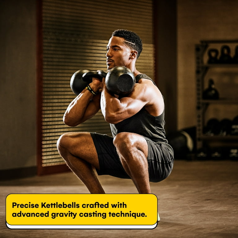 KETTLEBELL KINGS Powder Coat Weights, 24 kg, for Men & Women