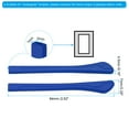 thumbnail image 2 of Uxcell Glasses End Tips 4 Pairs Eyeglass Anti Slip Ear Sock Pieces Tube Sleeve Replacement Temple, Blue Style 12, 2 of 5