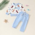 thumbnail image 4 of HCNTES Baby Boy Winter Clothes Baby Boy Clothes Fall 6 12 18 24 Months Long Sleeve Pullover Tops & Pant Sets Toddler Winter Outfits, 4 of 9