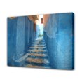 thumbnail image 1 of Póster en lienzo de The Blues of Chefchaouen, Marruecos, decoración para dormitorio, paisaje deportivo, decoración para oficina, regalo, estilo marco, 12 x 18 pulgadas (30 x 45 cm), 1 of 8