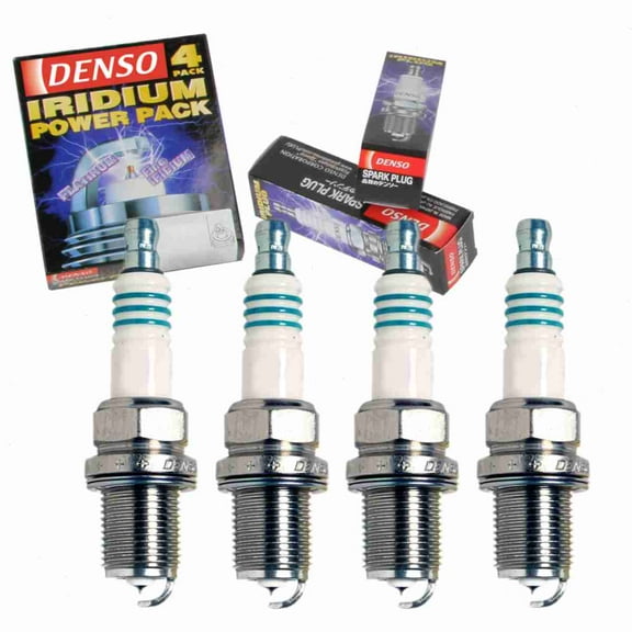 4 pc DENSO Iridium Power Spark Plugs compatible with Audi A4 Quattro 1.8L 2.0L L4 1997-2014