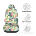 thumbnail image 4 of Honeii Tropical Flowers Print Car Seat Cover,Car Interior Covers,Universal Fit Seat Protector, Compatible with Most Cars, SUVs, Trucks, and Vans, 4 of 5