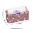 thumbnail image 2 of Rhinestone Business Card Holder Crystal Business Card Holders Bling Business Card Organizer Display Stand for Desktop Desk Office Exhibition, Purple, 2 of 6