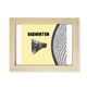 thumbnail image 1 of Bádminton deportivo británico Escritorio de madera Arte Pintura 6x8 pulgadas marco de foto foto, 1 of 4