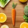 thumbnail image 4 of Artificial Carrot Orange - Plastic Vegetable Carrots Fake Vegetables, 4 of 12