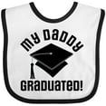 thumbnail image 3 of Inktastic My Daddy Graduated College Graduate Boys or Girls Baby Bib, 3 of 4