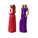 thumbnail image 4 of Vestidos largos holgados de manga corta para mujer, lisos, informales, con bolsillos. Ropa para mujer., 4 of 4