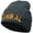 Dk Grey, variant on Admiral Embroidered Short Beanie - Dk Grey OSFM