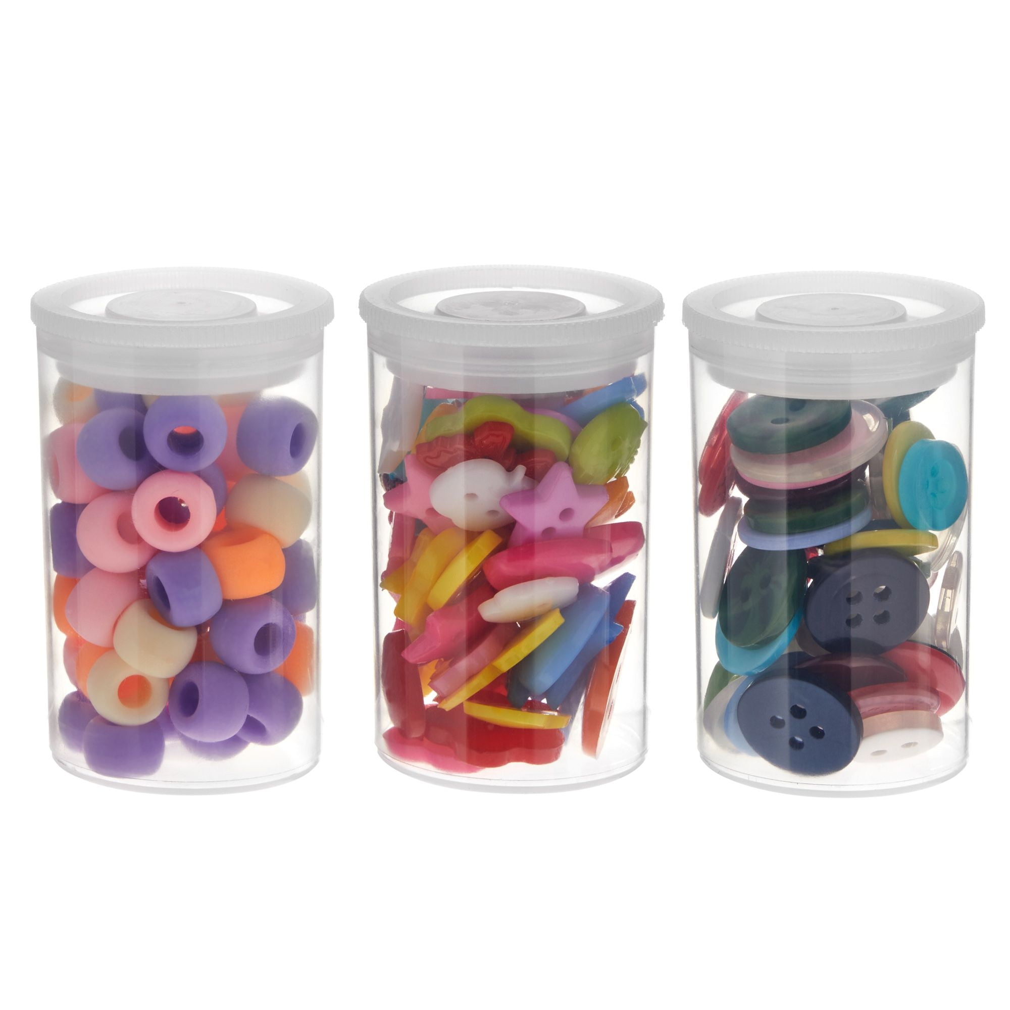 Film Canisters with Caps - 30-Count 35mm Clear Film Canisters, Transparent Storage  Containers for Small Accessories 