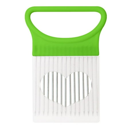 

DabuLiu Steel Onion Needle with Cutting Safe Aid Holder Easy Slicer Cutter Tomato Safe Fork Handheld Vegetable Knife Kitchen Gadgets