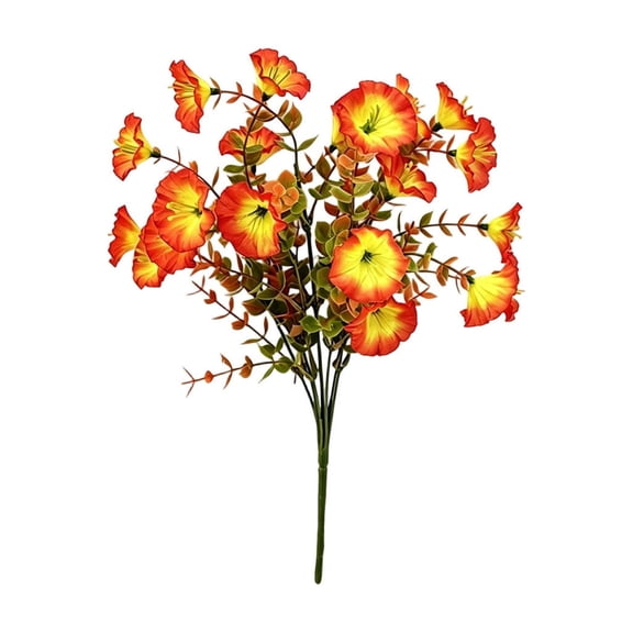 Artificial Fall Flower Stems Tall Bouquet, Faux Silk Floral Arrangement For Vase Centerpiece, Autumn Harvest Decor For Home Table And Gift