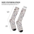 thumbnail image 4 of Sikiie Vintage Butterflies 1 Pairs Compression Socks for Men and Women 15-20 mmHg Running Support Socks, 4 of 7