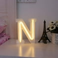 thumbnail image 3 of LED Letter Lights, Alphabet Marquee Letters Sign LED Marquee Number Lights Sign for Night Light,Christmas Lamp Home Bar Initials Decor, 3 of 5