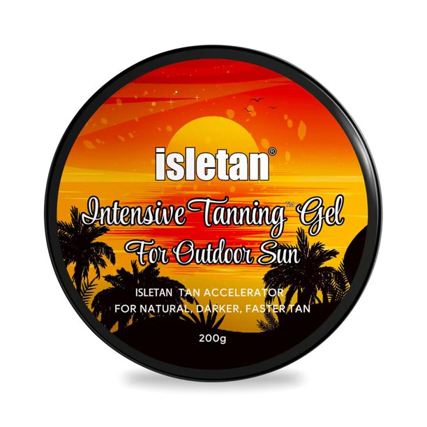 Gel bronceador Isletan Intensive con aroma a piña, 100 ml