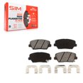 thumbnail image 1 of SIM Front Semi-Metallic Disc Brake Pads SIM-1432 for Car Hyundai Santa Fe Sport Kia Sorento Rondo Azera, 1 of 8