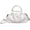 White, variant on Slouchy PU Leather Cloud Bags Women Trendy Underarm Crescent Shoulder Bag Cute Satchel Crossbody Purse Tote Handbag