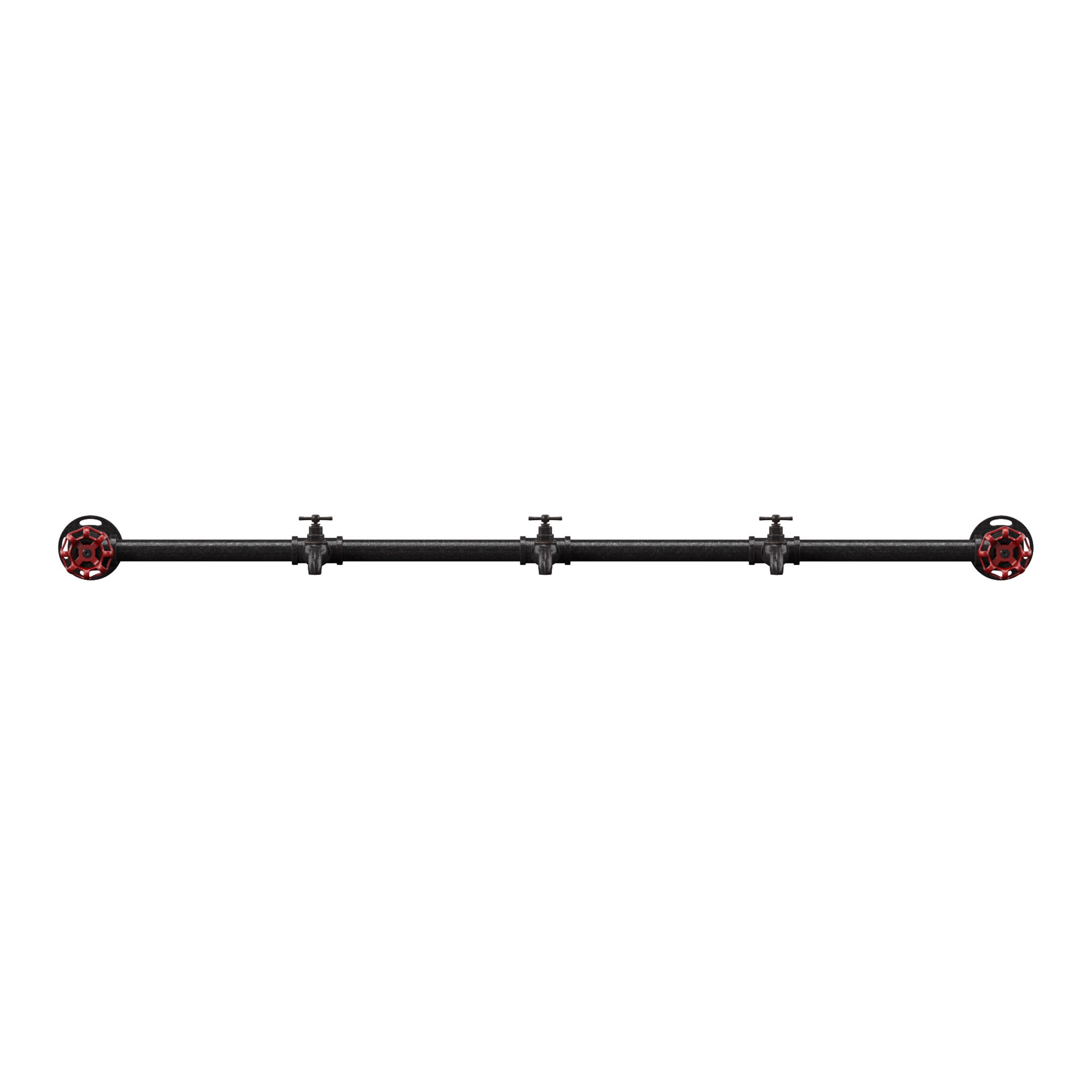 Furniture of America Stire Metal 5-Hook Coat Rack, Sand Black
