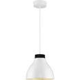 thumbnail image 3 of Radian LED Collection Modern Satin White Metal Pendant, 3 of 7