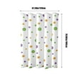 thumbnail image 3 of Harlier Floral Shower Curtains for Bathroom, Flower Washable Polyester Fabric Shower Curtains for Bathroom Decor, Watercolor Plant Modern Waterproof Shower Curtain, 47x71 Inches, 3 of 7