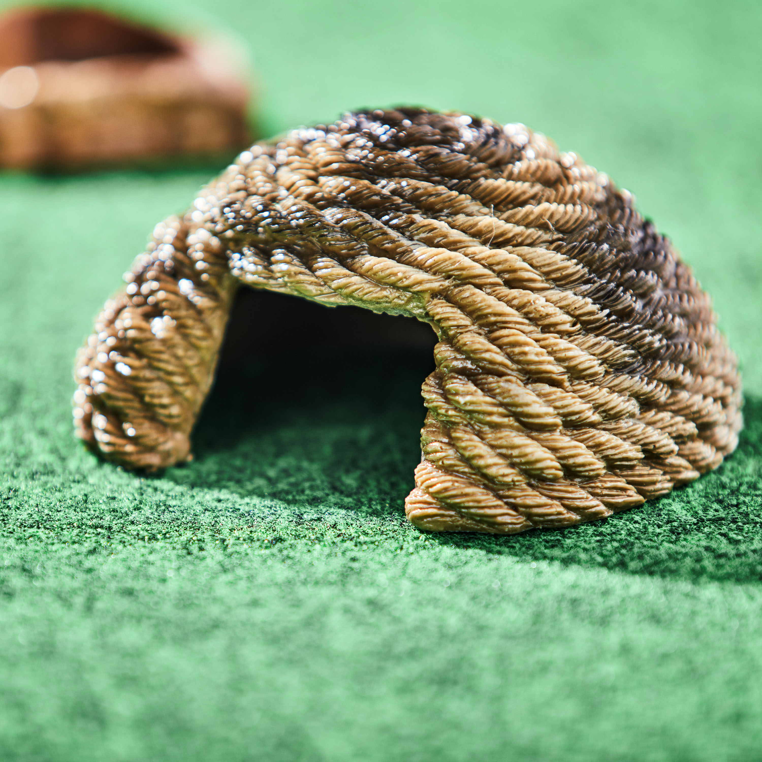 Aqua Culture Reptile Rope Cave, Brown, 1 Count
