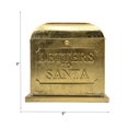 thumbnail image 5 of FRAÎCHE Holiday Gold Metal Letters to Santa Mailbox, 5 of 5
